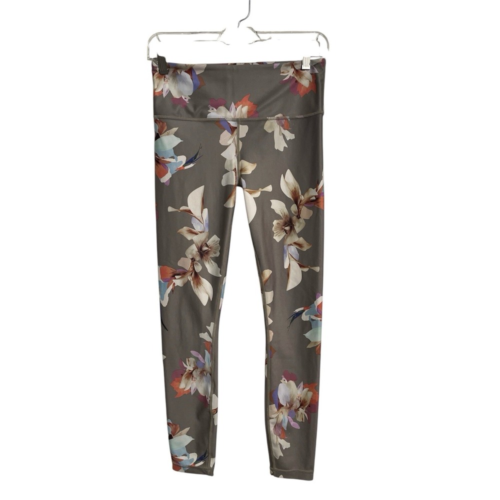 ATHLETA Womens Floral Athletic Leggings‎ Size Small